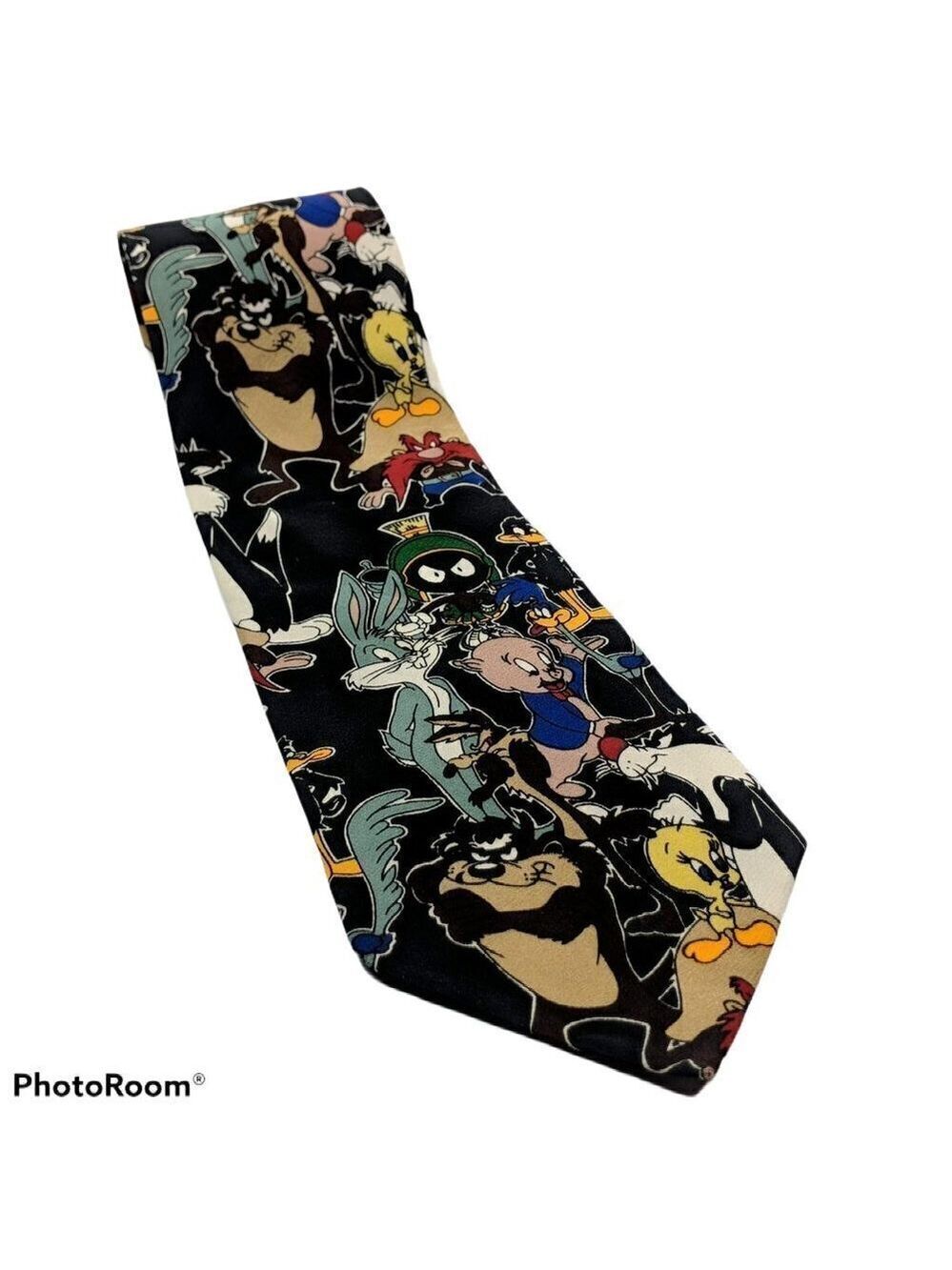 1993 Looney Tunes Bugs Bunny Silk Tie